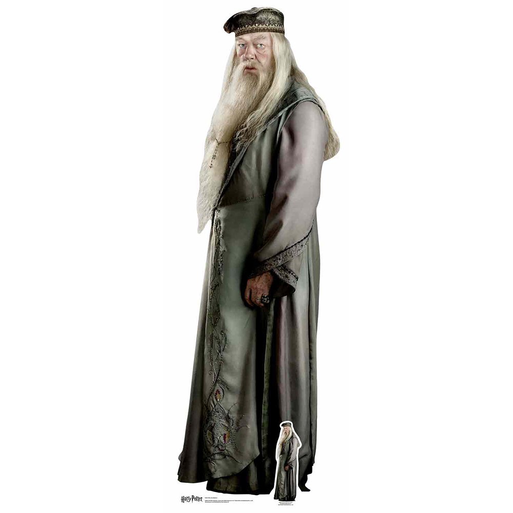 Harry Potter Dumbledore life-size cardboard cutout for decorations (British brand)