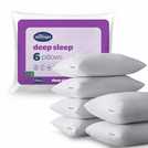 Silentnight Deep Sleep Medium Support Pillow 6 Pack L75 x W45cm (British brand)