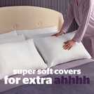 Silentnight Deep Sleep Medium Support Pillow 6 Pack L75 x W45cm (British brand)