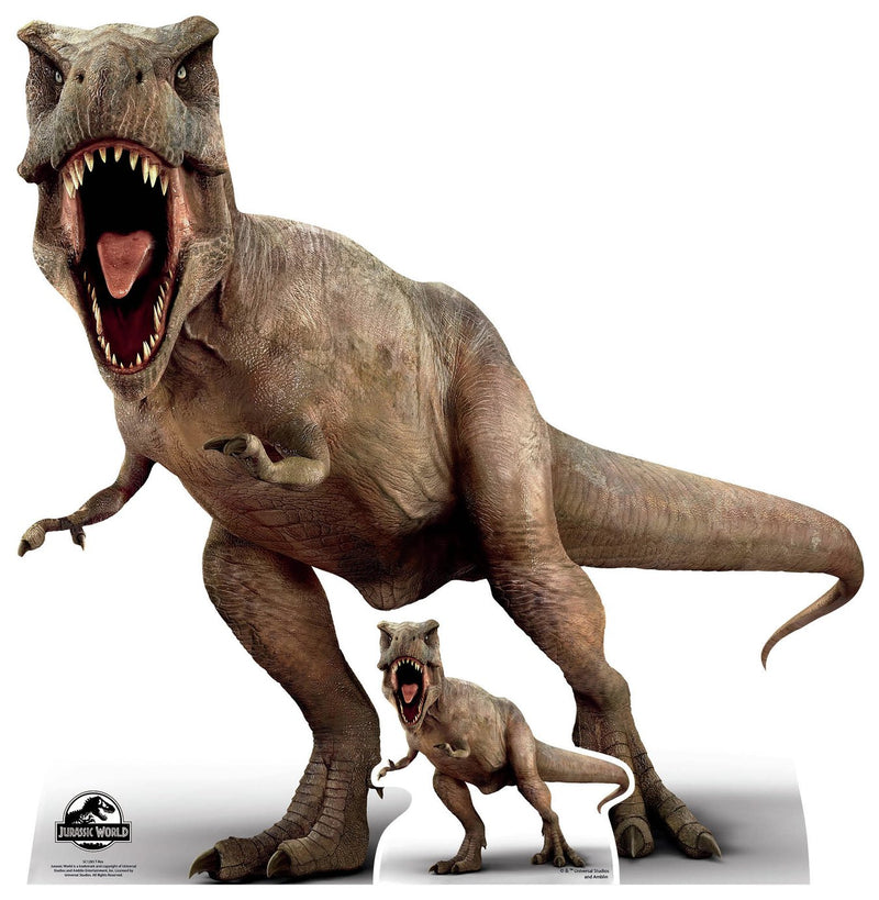 Star Cutouts Jurassic World T-Rex cardboard cutout 100cm tall (British brand)