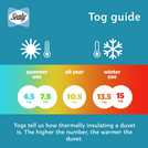 Sealy Anti Allergy Hollowfibre 10.5Tog Duvet Single (British brand)