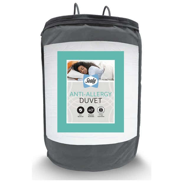 Sealy Anti Allergy Hollowfibre 10.5 Tog Duvet- King