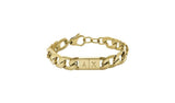 Armani Exchange gold tone men's bracelet with chunky chain (British brand)
