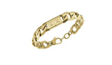 Armani Exchange gold tone men's bracelet with chunky chain (British brand)