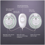 Elvie Stride double breast pump with hub kit (British brand)