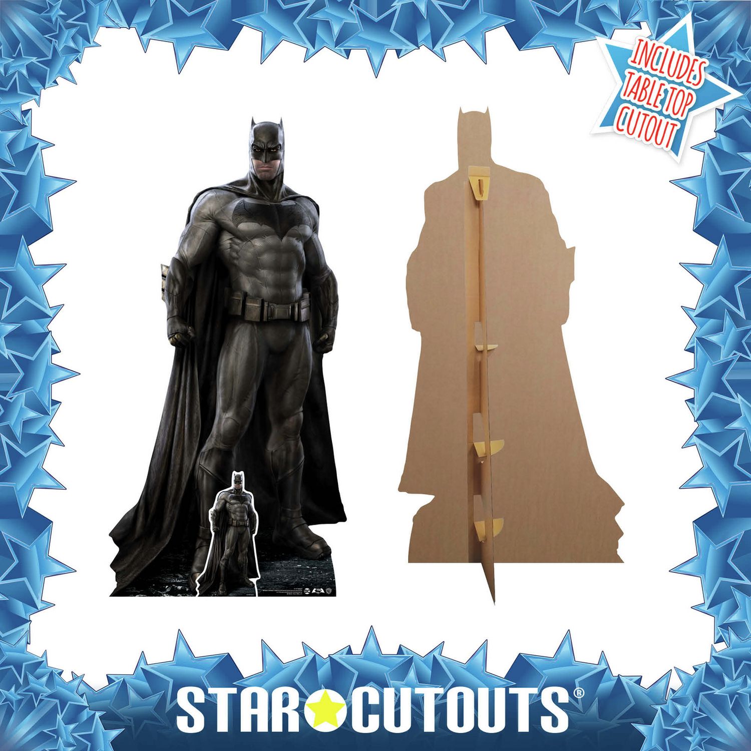 Star Cutouts Batman DC Comics Ben Affleck cardboard cutout 193x96x15cm (British brand)