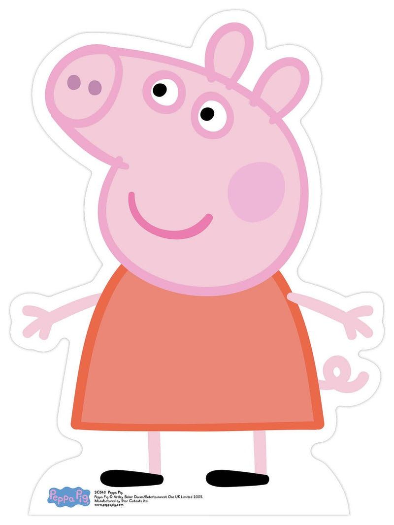 Peppa Pig cardboard cutout 83x61x15cm (British brand)