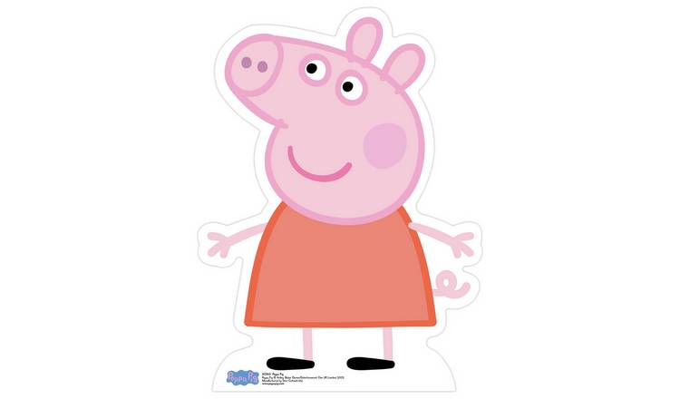 Peppa Pig cardboard cutout 83x61x15cm (British brand)