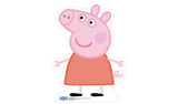 Peppa Pig cardboard cutout 83x61x15cm (British brand)