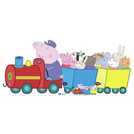 Star Cutouts Peppa Pig Grandpa Pig Train cardboard cutout 84x195x15cm (British brand)