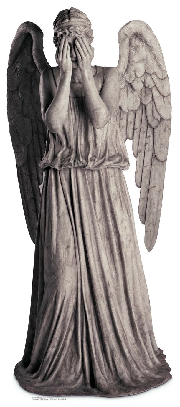 Star Cutouts Doctor Who Weeping Angel cardboard cutout H191 x W82 x D15cm (British brand)