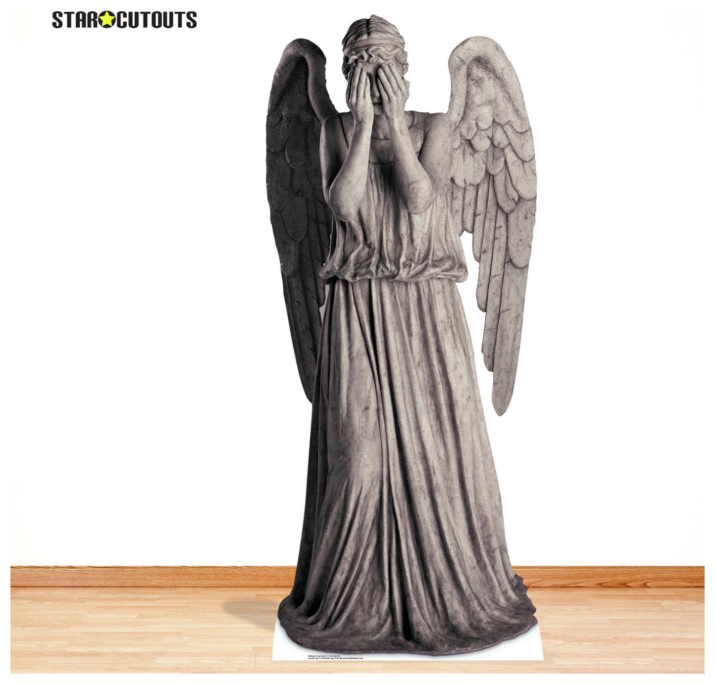 Star Cutouts Doctor Who Weeping Angel cardboard cutout H191 x W82 x D15cm (British brand)