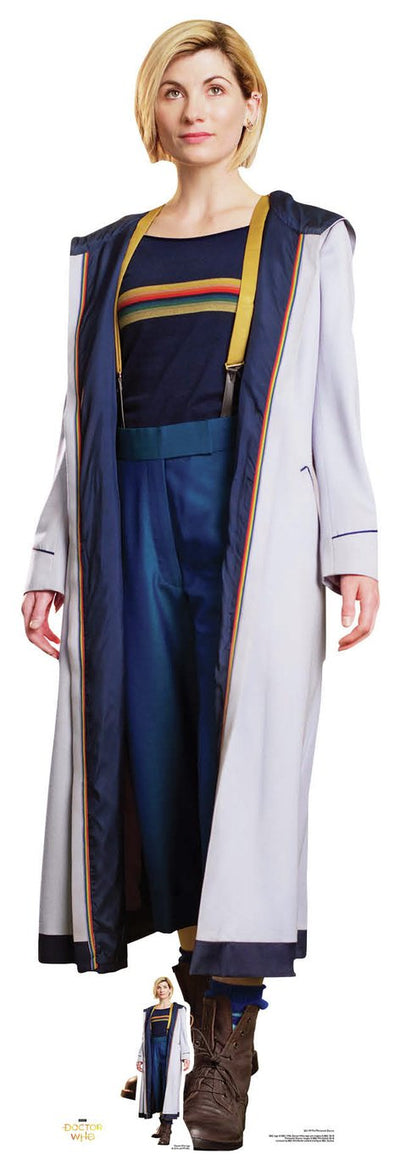 Star Cutouts Doctor Who Jodie Whittaker Livsstor Papputklipp 168cm x 53cm x 15cm