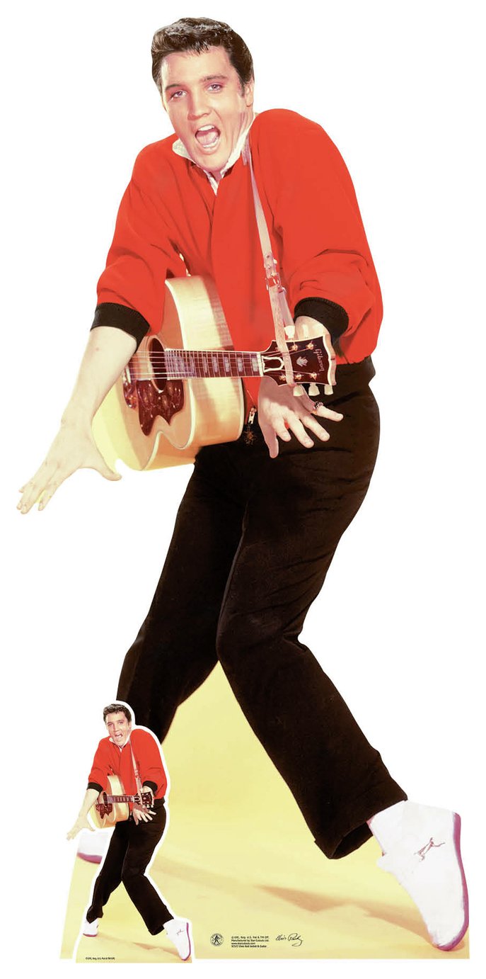 Star Cutouts Elvis Red Jacket life-size cardboard cutout - British product