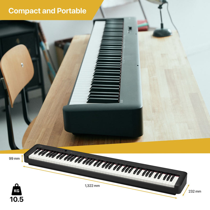 Casio CDP-S110BKST digital piano with stand 17.8kg - British product