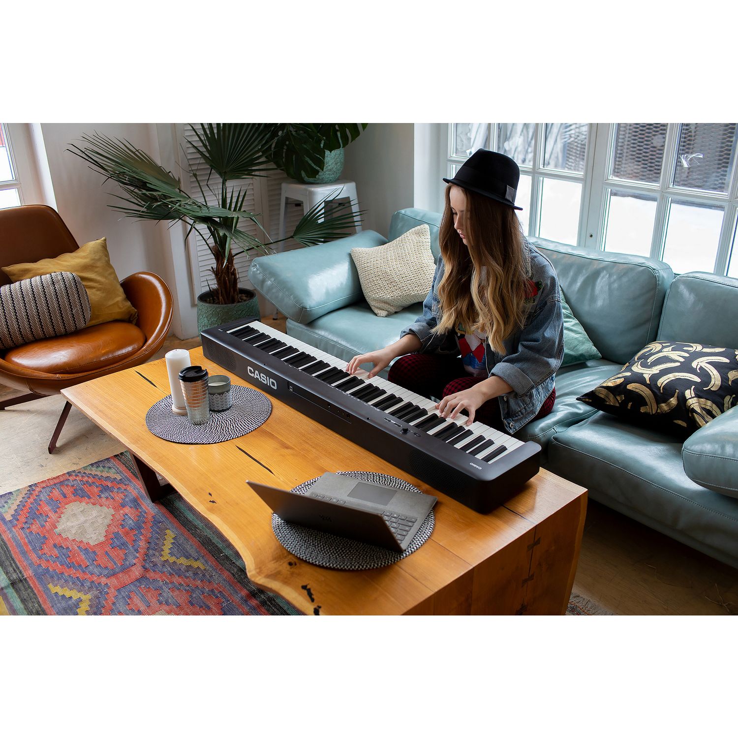 Casio CDP-S110BKST digital piano with stand 17.8kg - British product