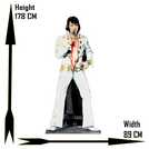 Star Cutouts Elvis Presley Vegas lifesize cardboard cutout (British brand)