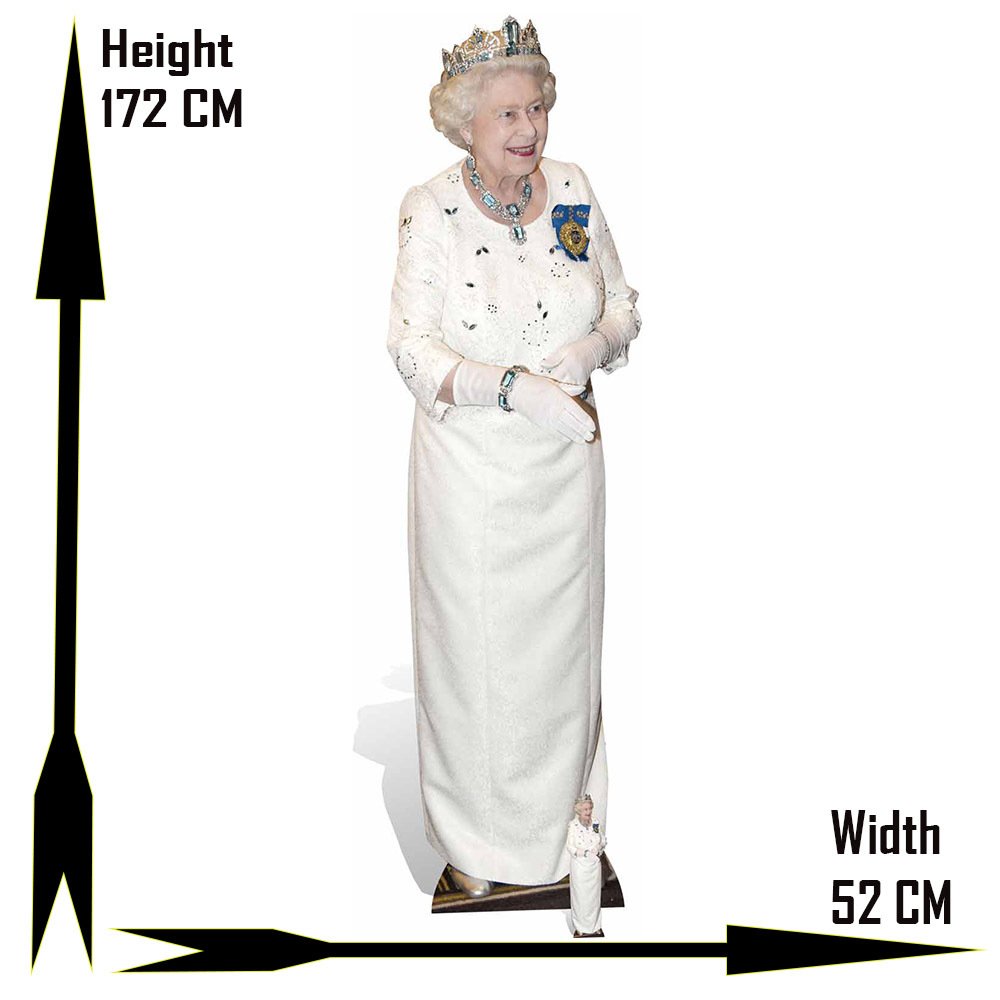 Star Cutouts Queen cardboard cutout 172cm tall (British brand)