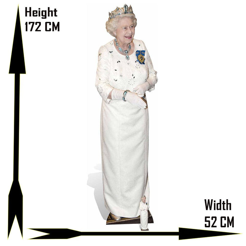 Star Cutouts Queen cardboard cutout 172cm tall (British brand)