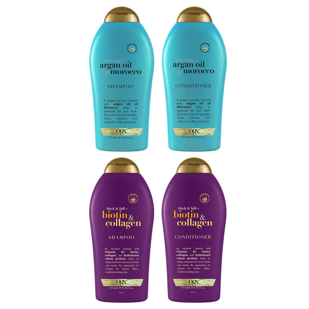 OGX Shampoo & Conditioner in 2 Varieties, 2 x 577ml