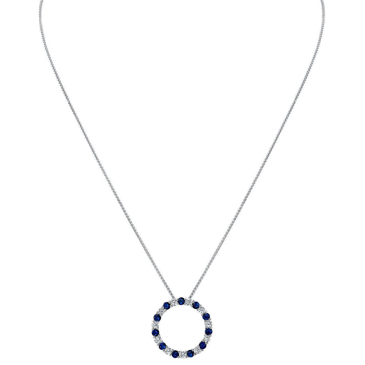 Costco blue sapphire diamond pendant 0.66ctw, UK version