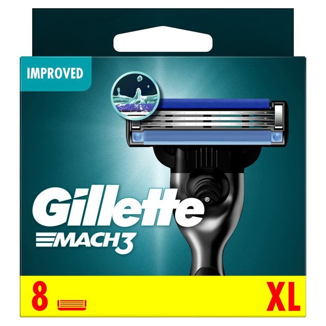 Gillette Mach 3 Razor Blades   8 per pack GOODS M&S   