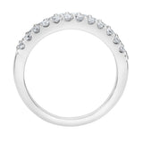 Round brilliant cut diamond ring 0.70ctw 14ct white gold, imported from the UK