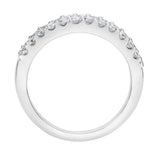 Round brilliant cut diamond ring 0.70ctw 14ct white gold, imported from the UK