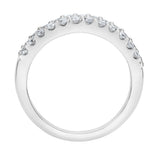 Round brilliant cut diamond ring 0.70ctw 14ct white gold, imported from the UK