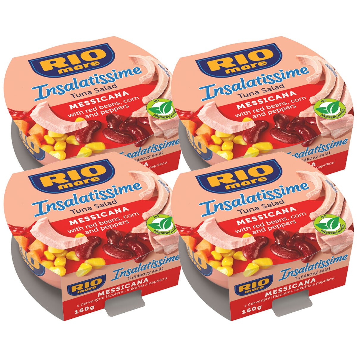 Rio Mare Mexican Style Tuna Salad 4 x 160g, imported from the UK