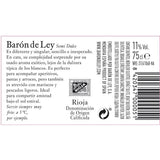 Baron De Ley Semidulce semi-sweet white wine 75cl, imported from the UK