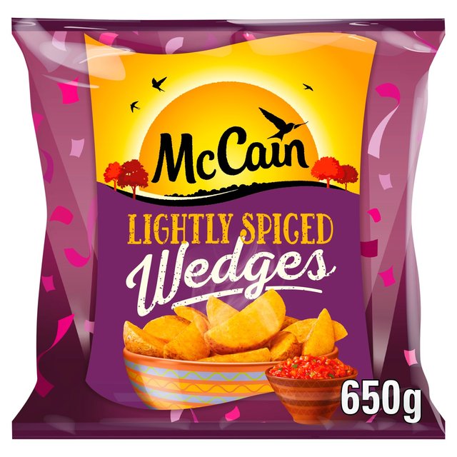 McCain Lightly Spiced Potato Wedges   650g