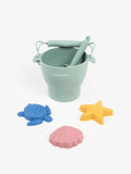 JoJo Maman Bébé green silicone bucket and spade set - British product