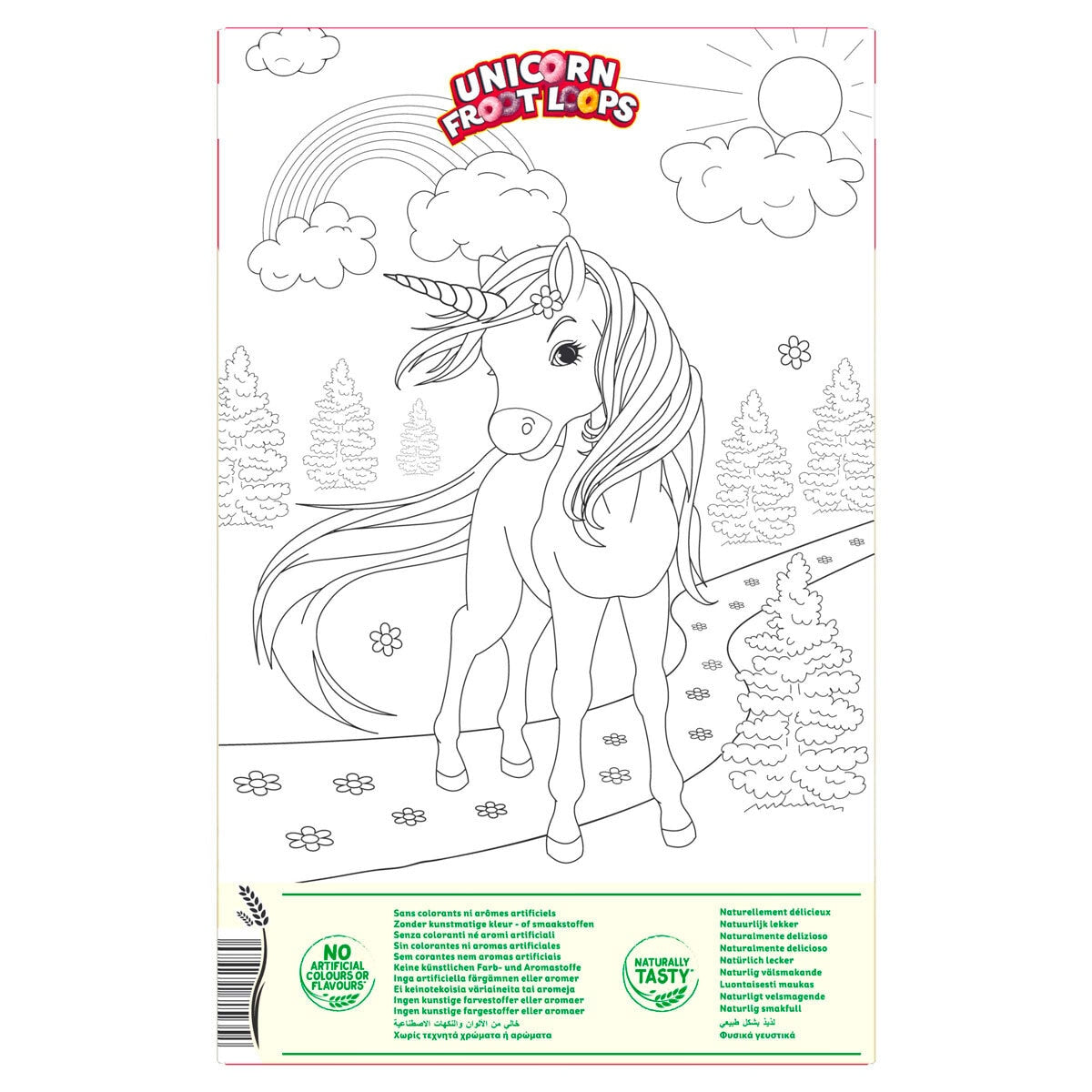Cereal Unicorn Froot Loops de Kellogg's, 2 x 375 g, versión para Reino Unido
