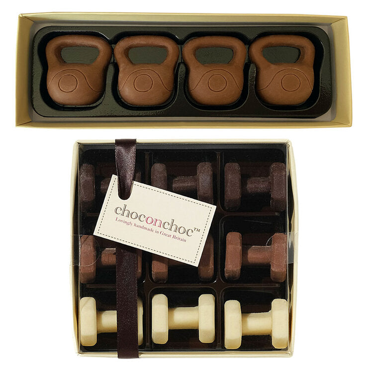 Choc on Choc Dumbbells and Kettlebells 165g