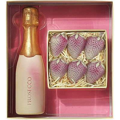 Choc on Choc Erdbeeren und Prosecco Flasche 375g