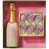 Choc on Choc Strawberries and Prosecco Bottle 375g