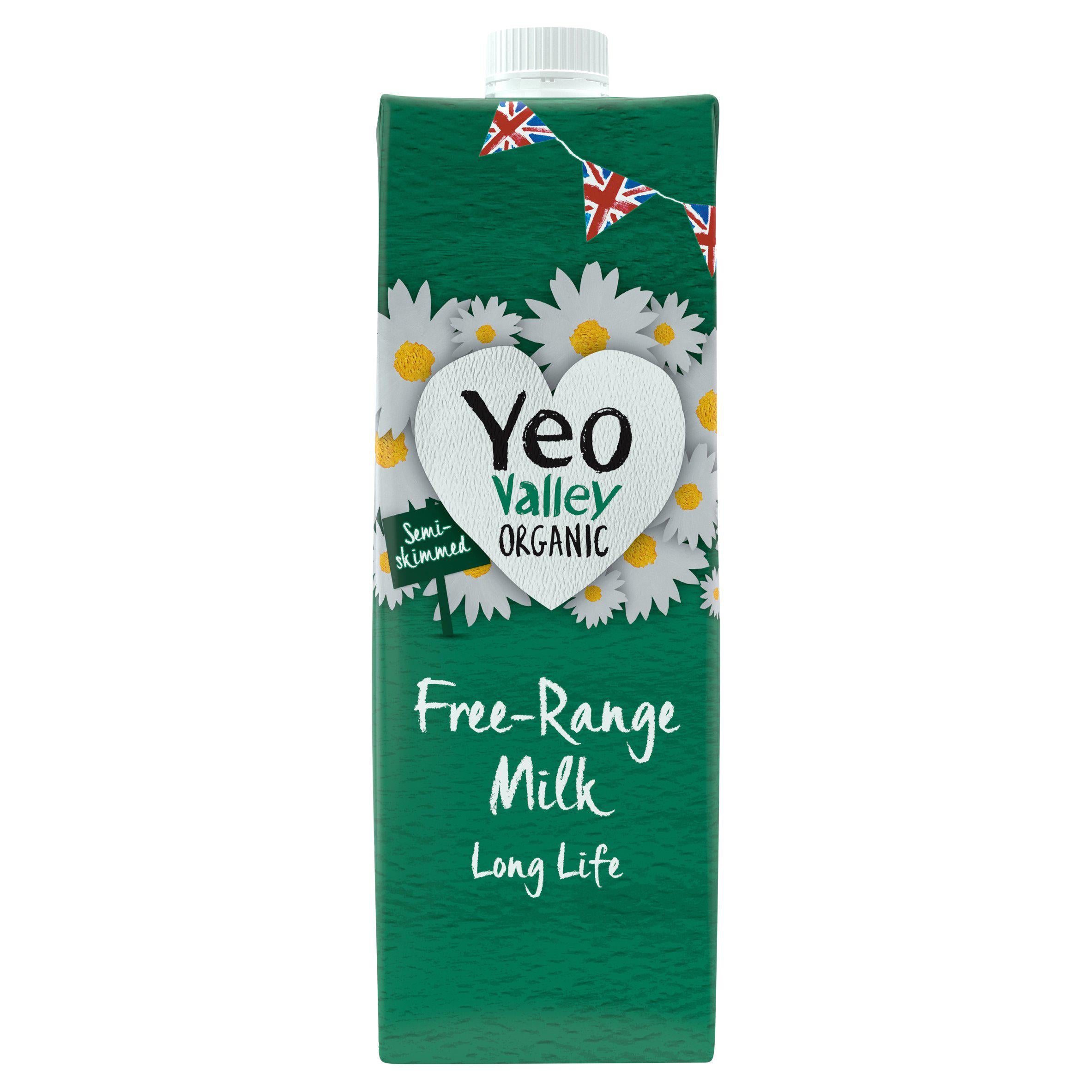 Yeo Valley Organic Long Life Semi Skimmed Milk 1L GOODS Sainsburys   