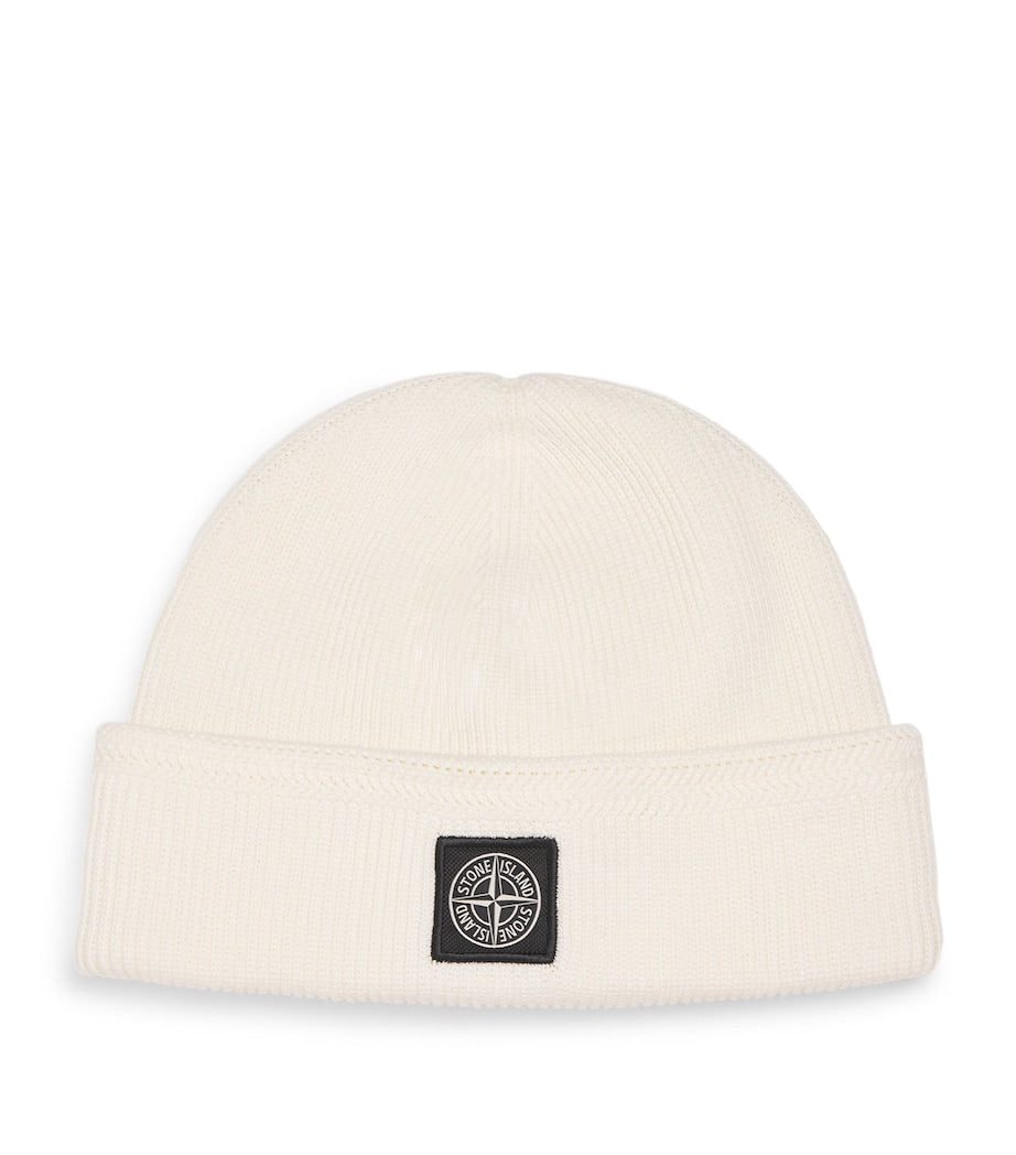 Stone Island beanie with compass patch - British product