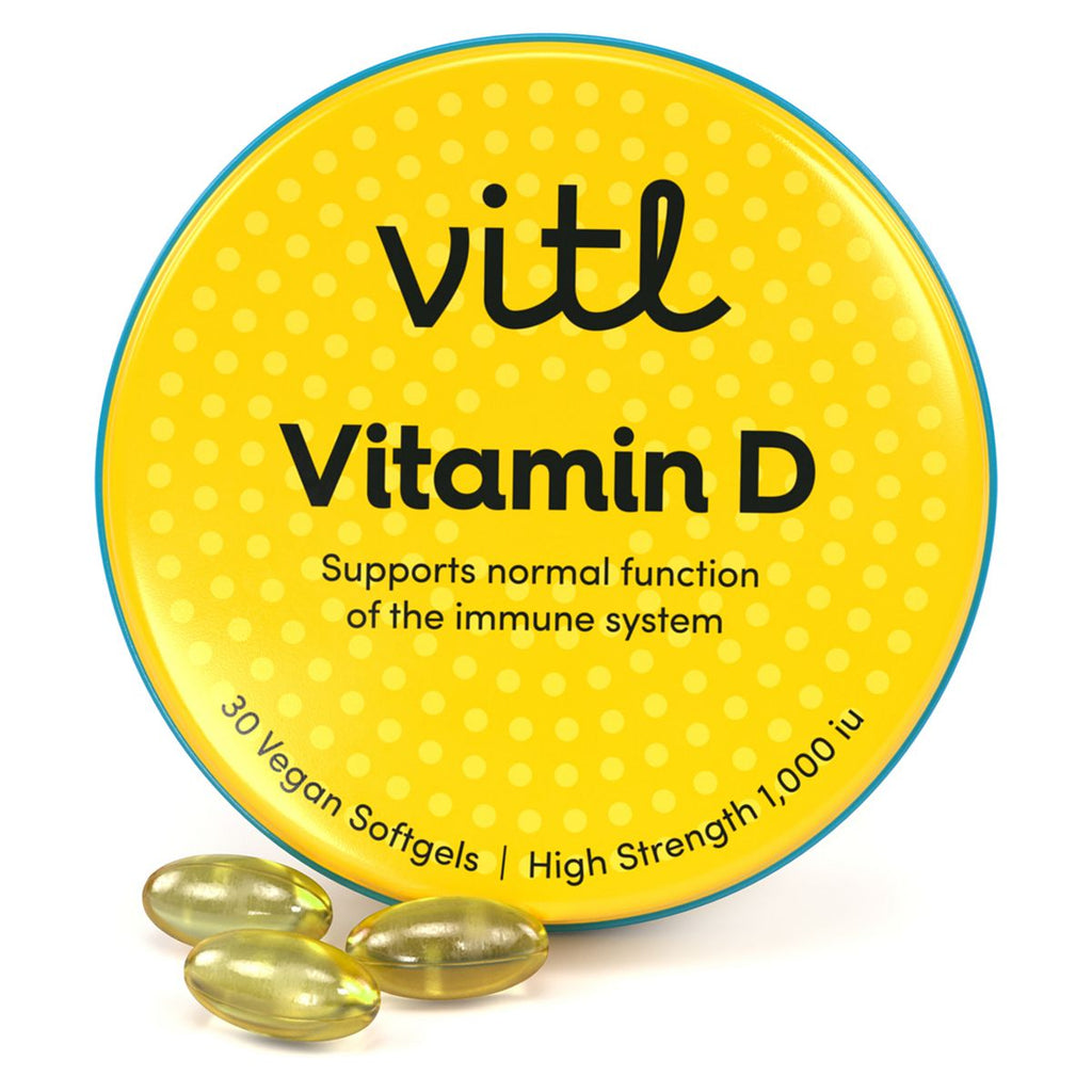 Vitl Pocket Packs Vitamin D - 30 Vegan Softgels