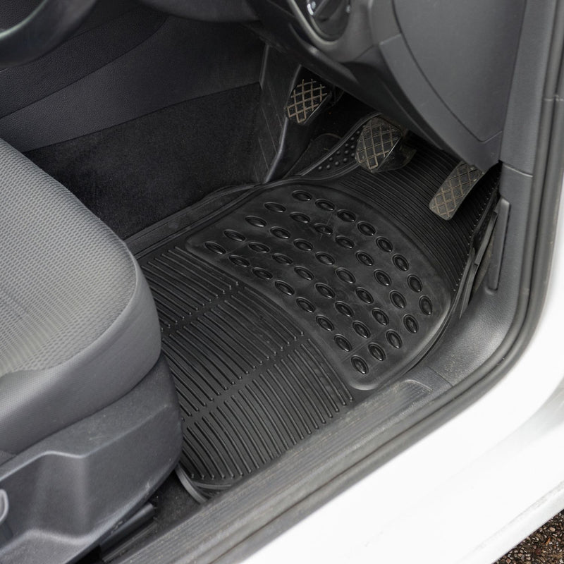 Streetwize heavy-duty rubber car mat set (British brand)