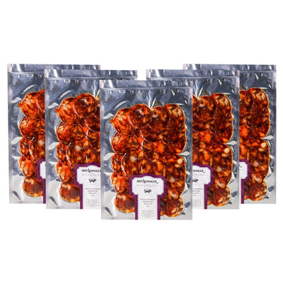 Costco UK IMP MAKER Skivet Chorizo Iberico De Bellota 5x100g - Kjøp online hos McGrocer