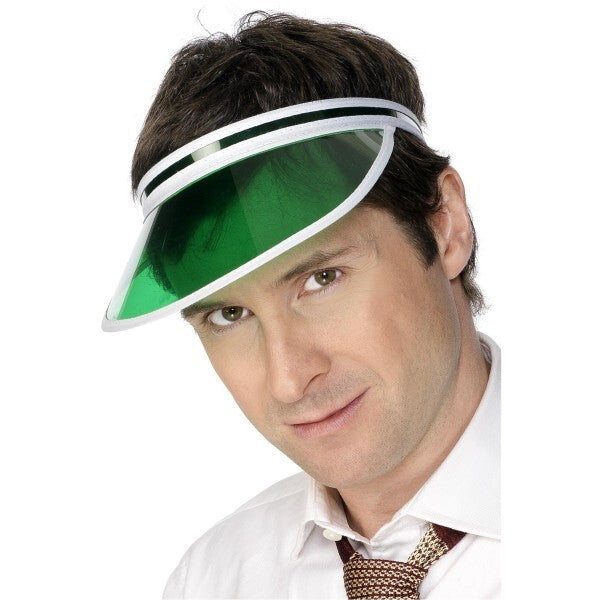 Smiffys green poker visor, UK version