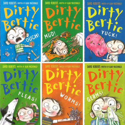 Costco UK Dirty Bertie 6 Book Collection for Children Ages 5+ by Alan McDonald (Paperback)- Buy online at McGrocer