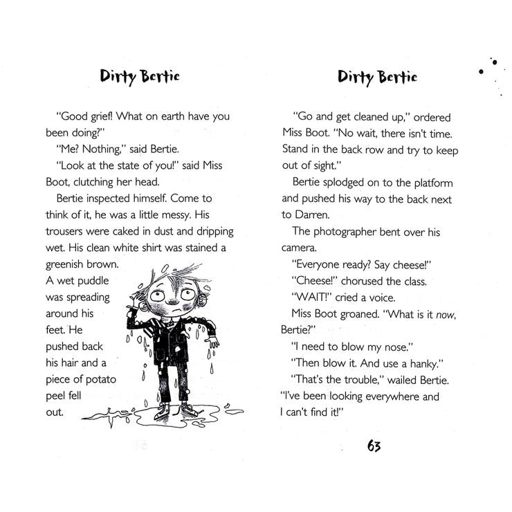 Dirty Bertie 6 book collection by Alan McDonald (British brand)