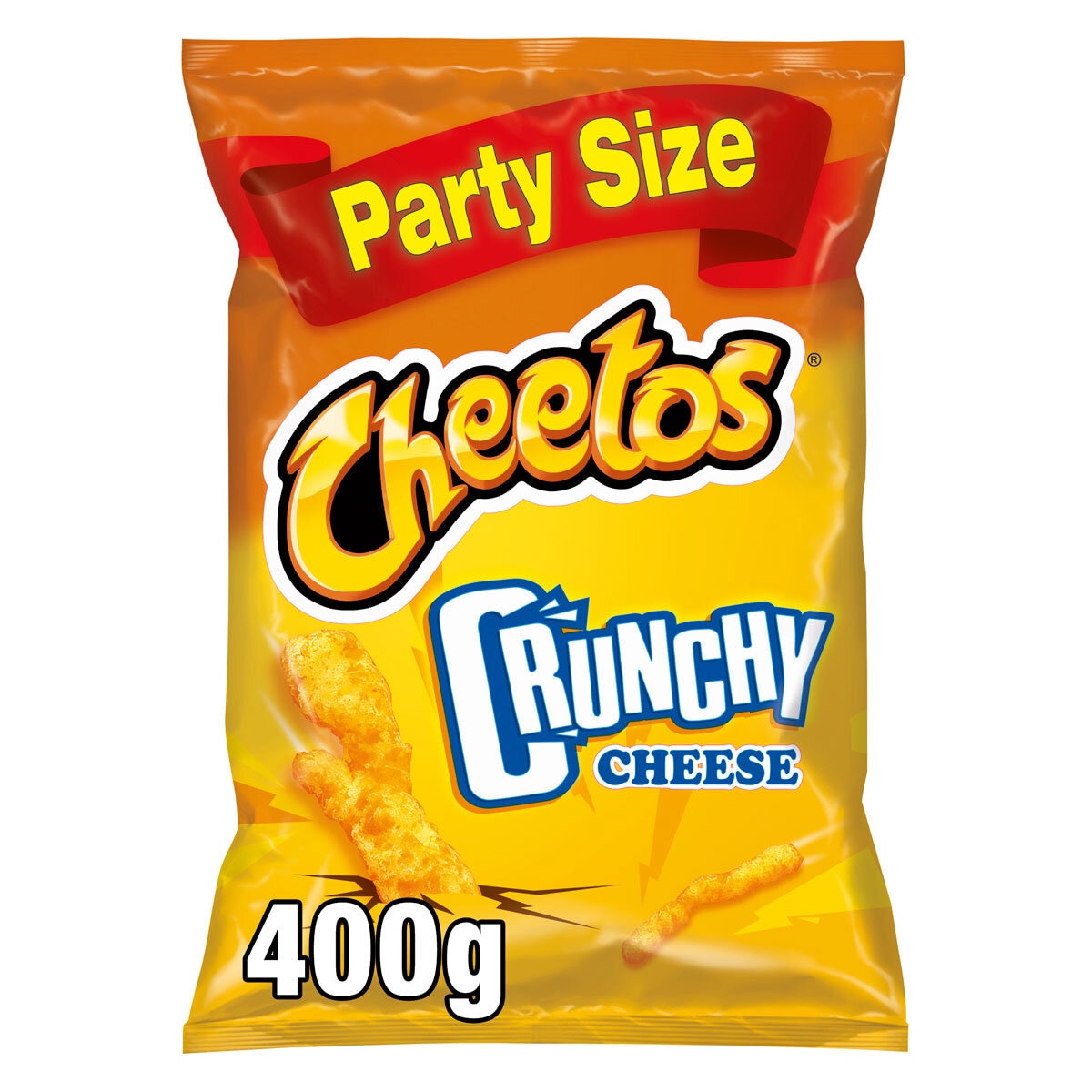 Cheetos Crunchy Cheese Corn Snacks 2 x 400 g - Britisches Produkt