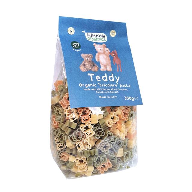 Little Pasta Organics Teddy Bear Shaped Pasta   300g