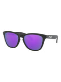 Oakley Frogskins Svarte solbriller med Prizm Fiolett glass, importert fra Storbritannia