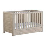 Babymore Luno Cot Bed with Drawer - Oak GOODS Boots   