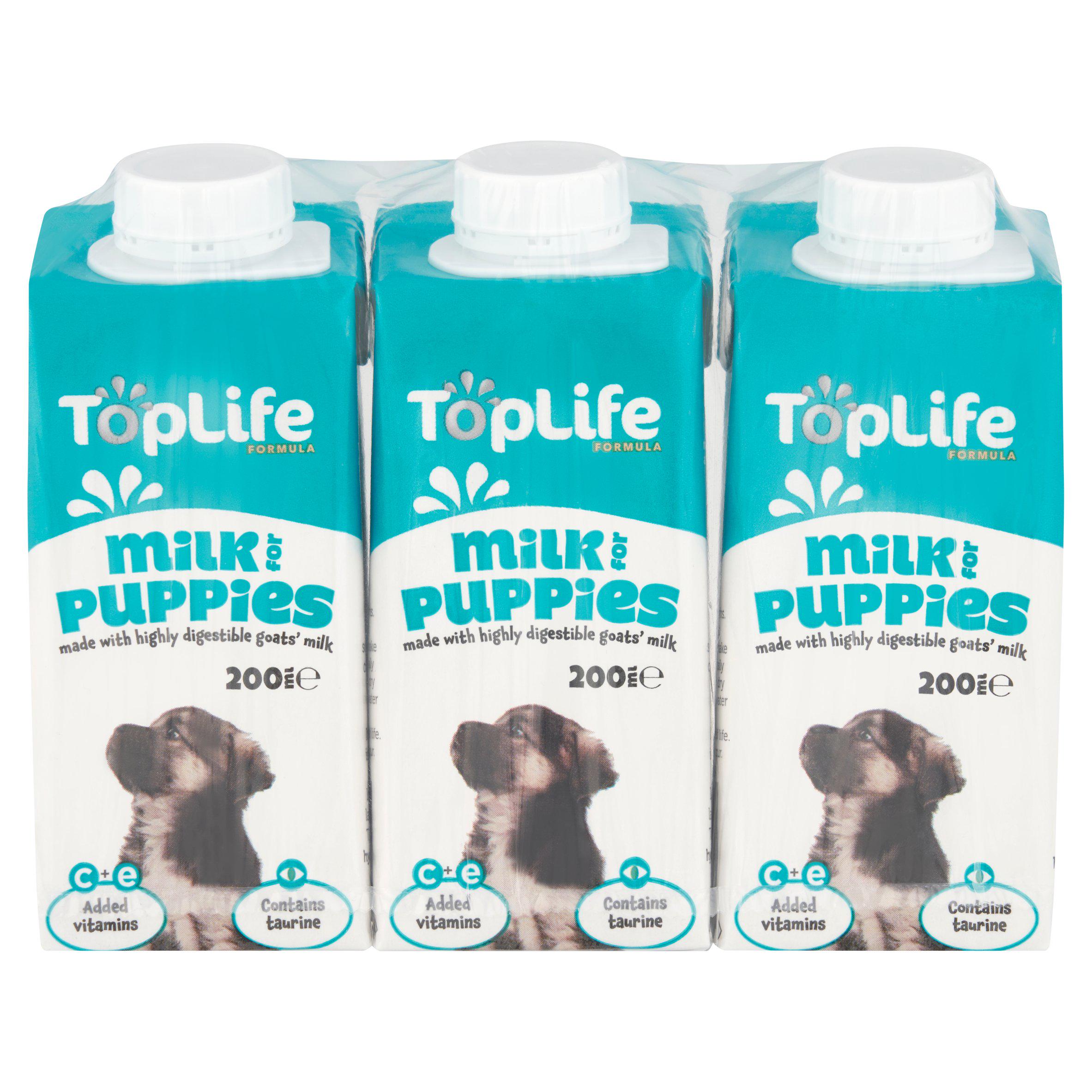 Toplife Formula Milk for Puppies 3x200ml GOODS Sainsburys   